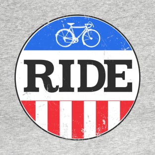 Vintage Ride Bicycle Logo T-Shirt